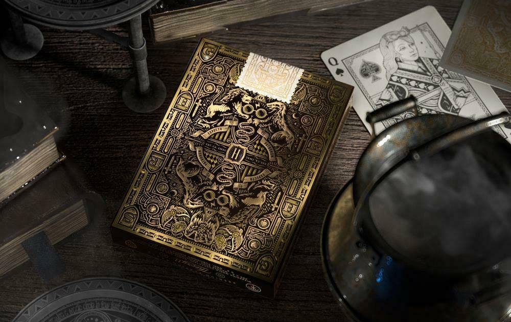 Harry Potter Hufflepuff Yellow Playing Cards by theory11