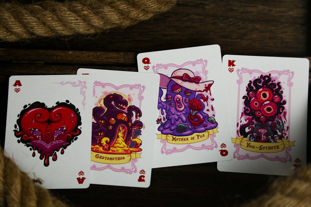 Arkham Archives Cthulhu Mythos Playing Cards – Silver Key Society