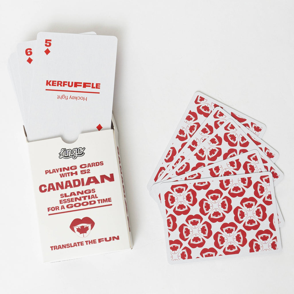Canadian Lingo Playing Cards