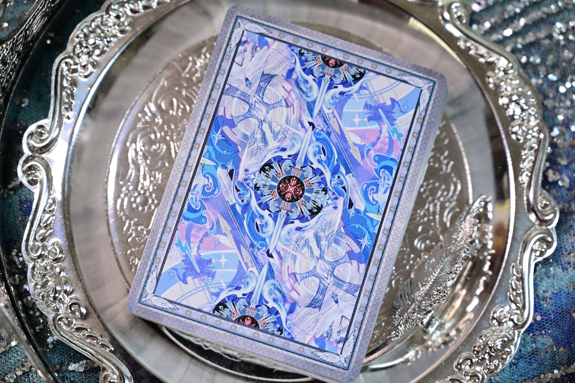 King Arthur Playing Cards V2: Excalibur: Silver Fairyland (Standard)