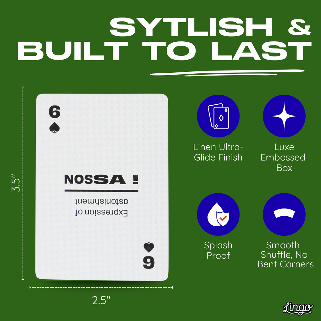 Portuguese Lingo Playing Cards