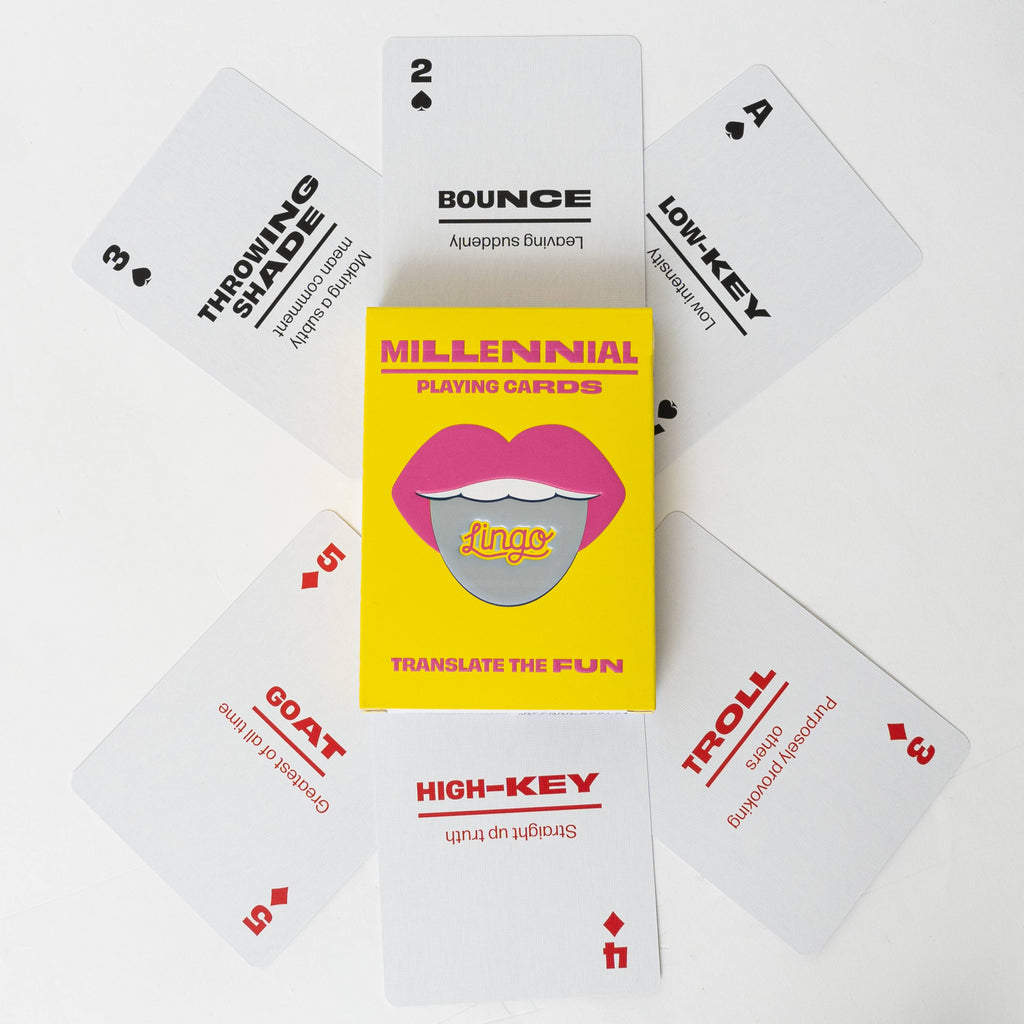 Millennial Slang Playing Cards