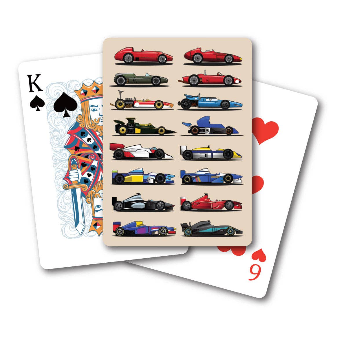 Grand Prix Car Playing Cards by Coach House