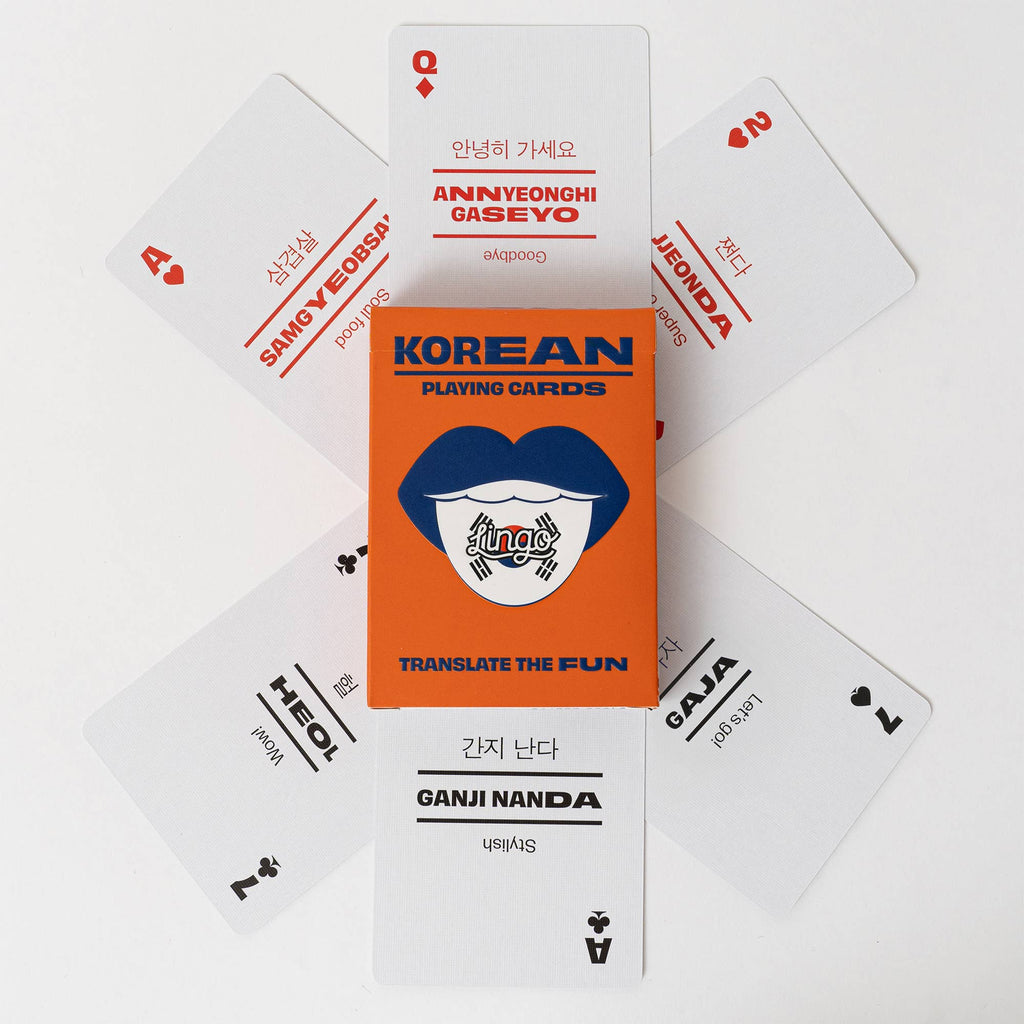 Korean Lingo Playing Cards