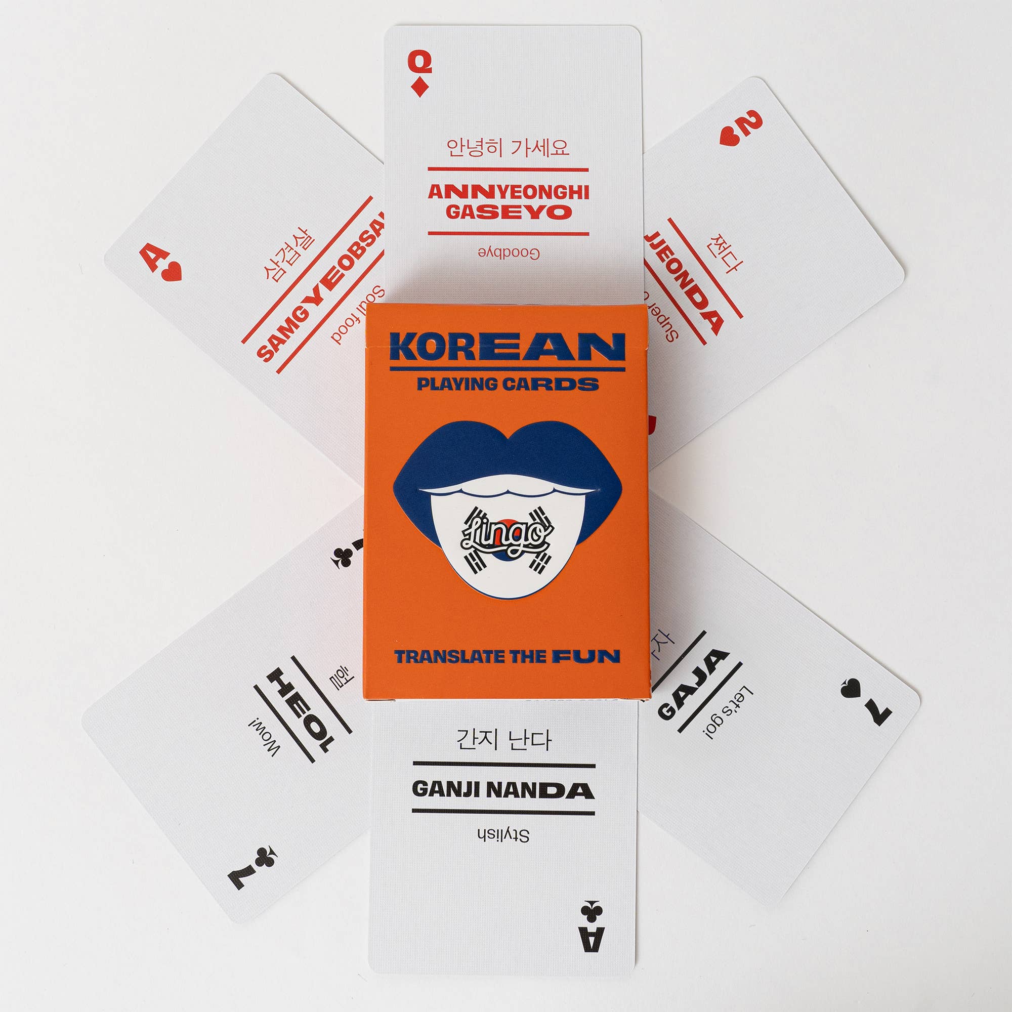 Korean Lingo Playing Cards