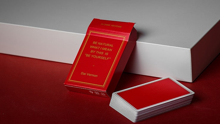 Magic Notebook Playing Cards – Red Limited Edition by Bocopo