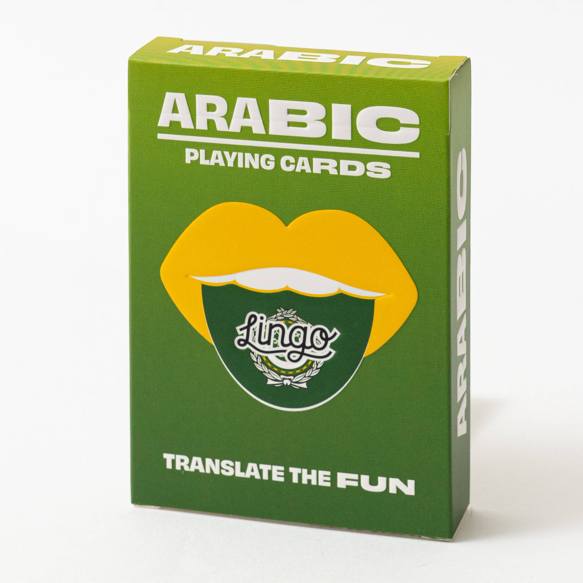 Lingo Arabic Playing Cards – Learn Arabic 52 Phrase Deck