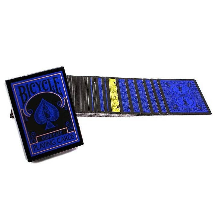 Bicycle Rider Back Reverse (Blue)