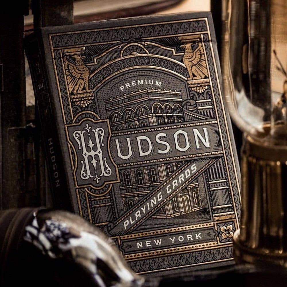 Theory11 Hudson Black Playing Cards
