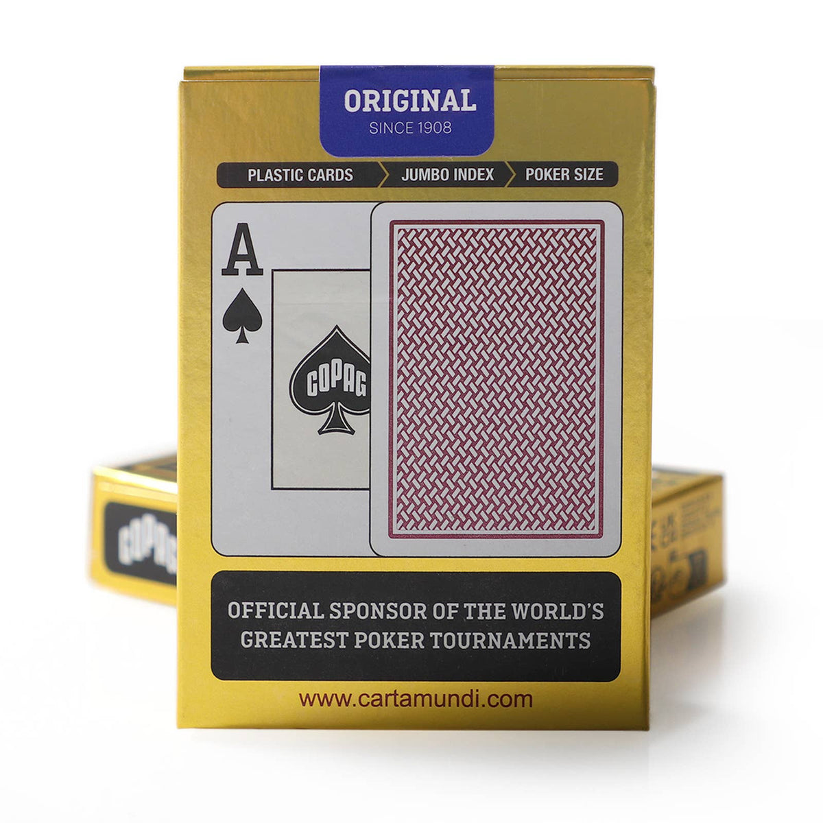 Copag Texas Hold’em 100% Plastic Playing Cards – Red