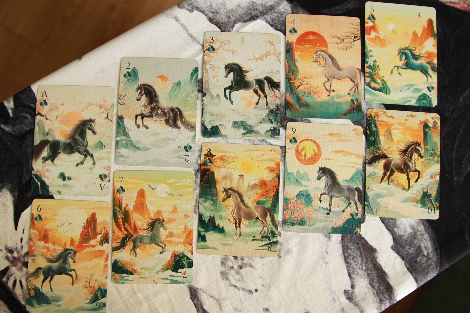 Zodiac Charms Playing Cards: Horse