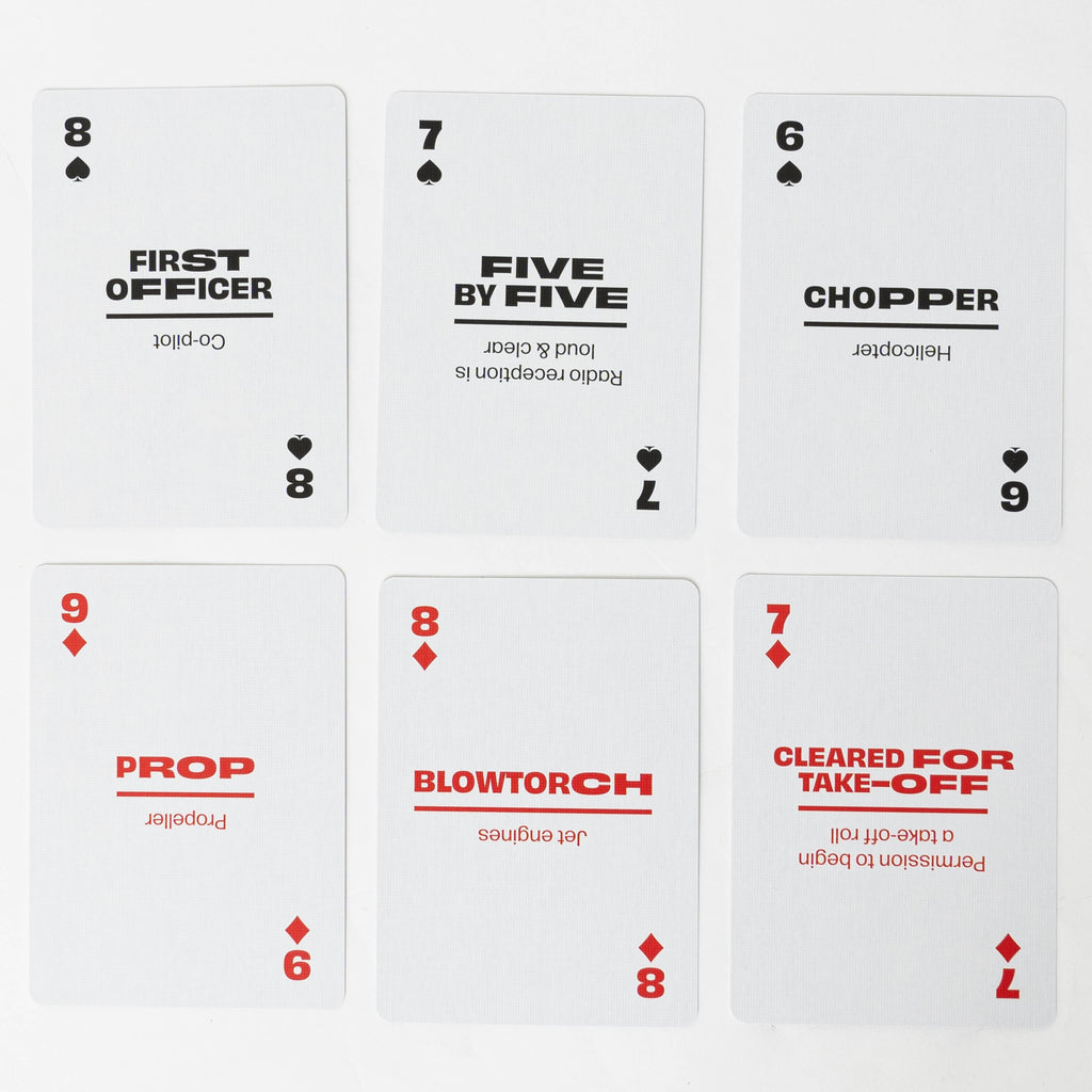 Aviation Lingo Playing Cards