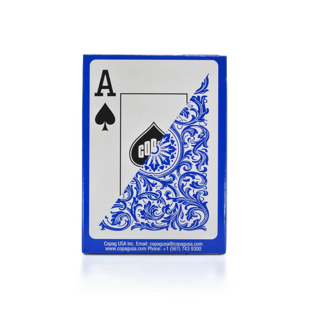 1546 Elite Poker Size Jumbo Index Playing Cards (Blue) Copag
