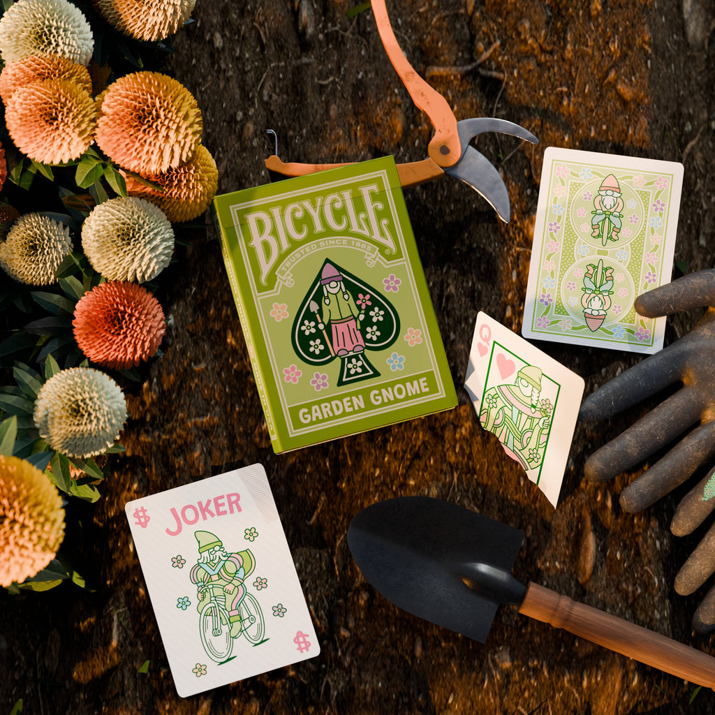 Bicycle Garden Gnome Playing Cards | Custom Gnome Deck