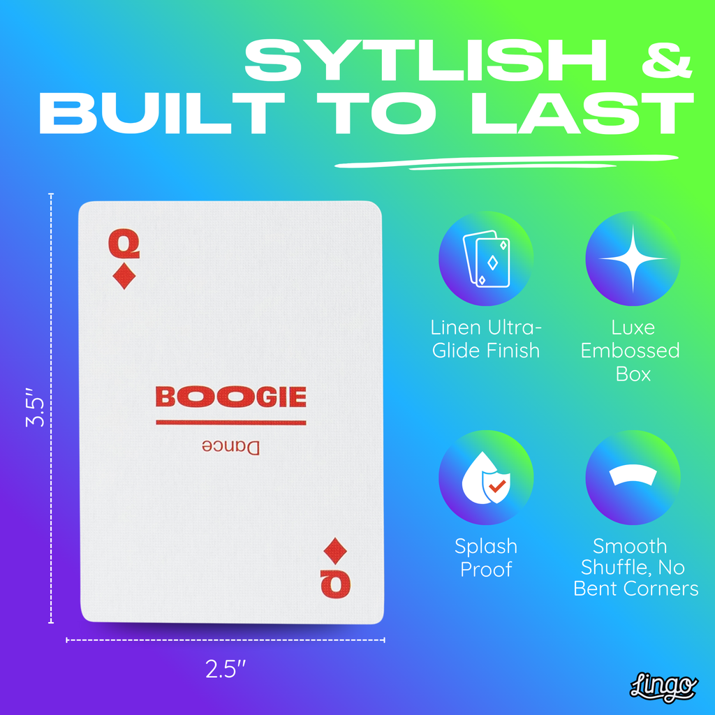 Sixties Lingo Playing Cards