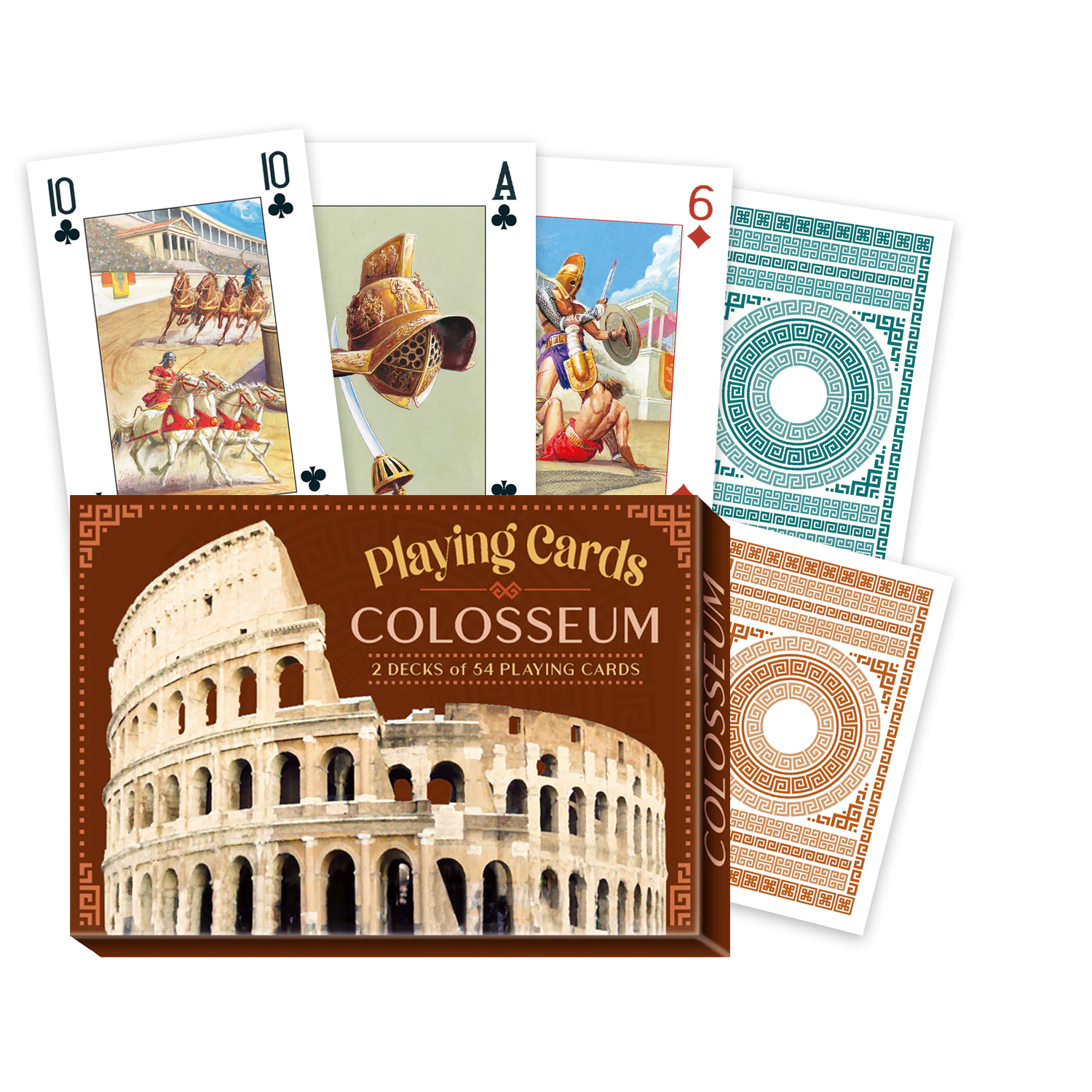 Colosseum Playing Cards Two Decks Lo Scarabeo