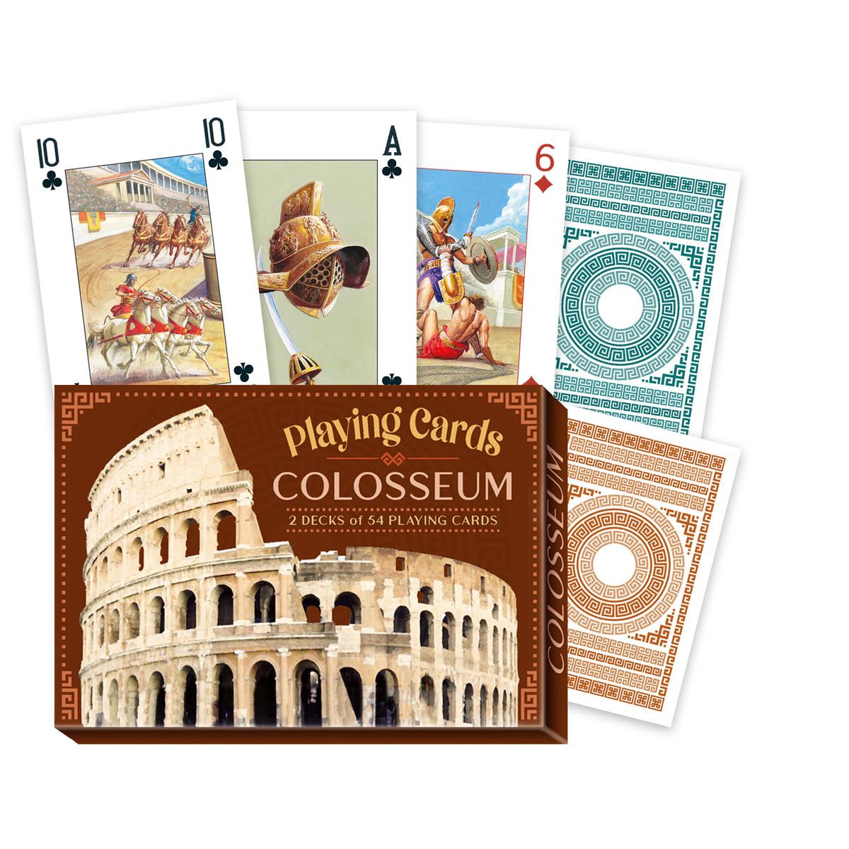 Lo Scarabeo Colosseum Playing Cards Two Deck Set