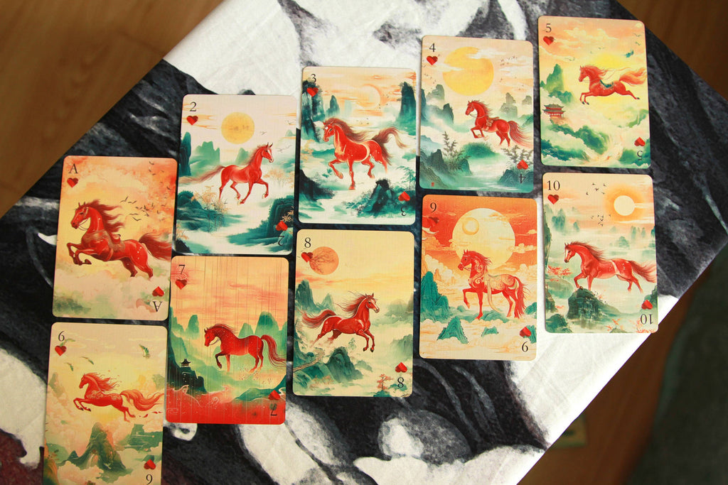 Zodiac Charms Playing Cards: Horse