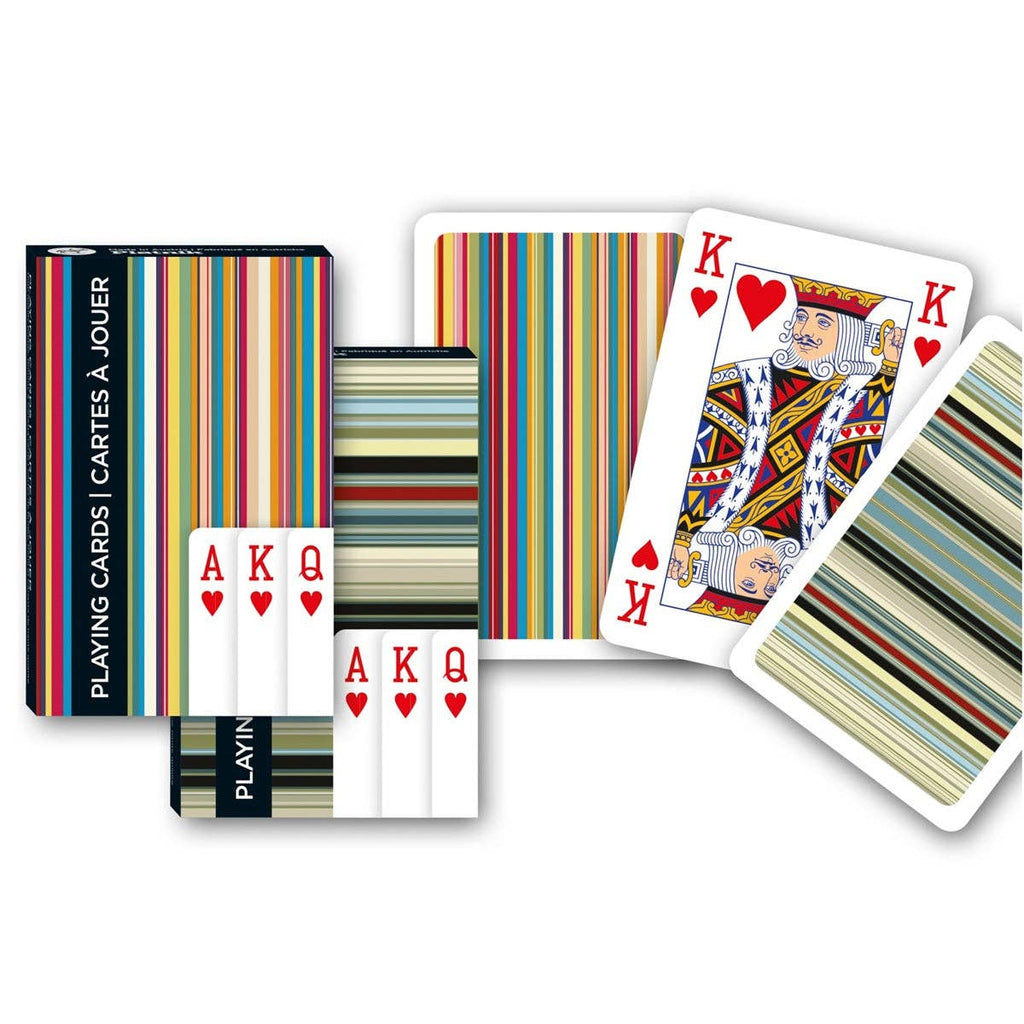 Stripes Playing Cards - Bridge Size