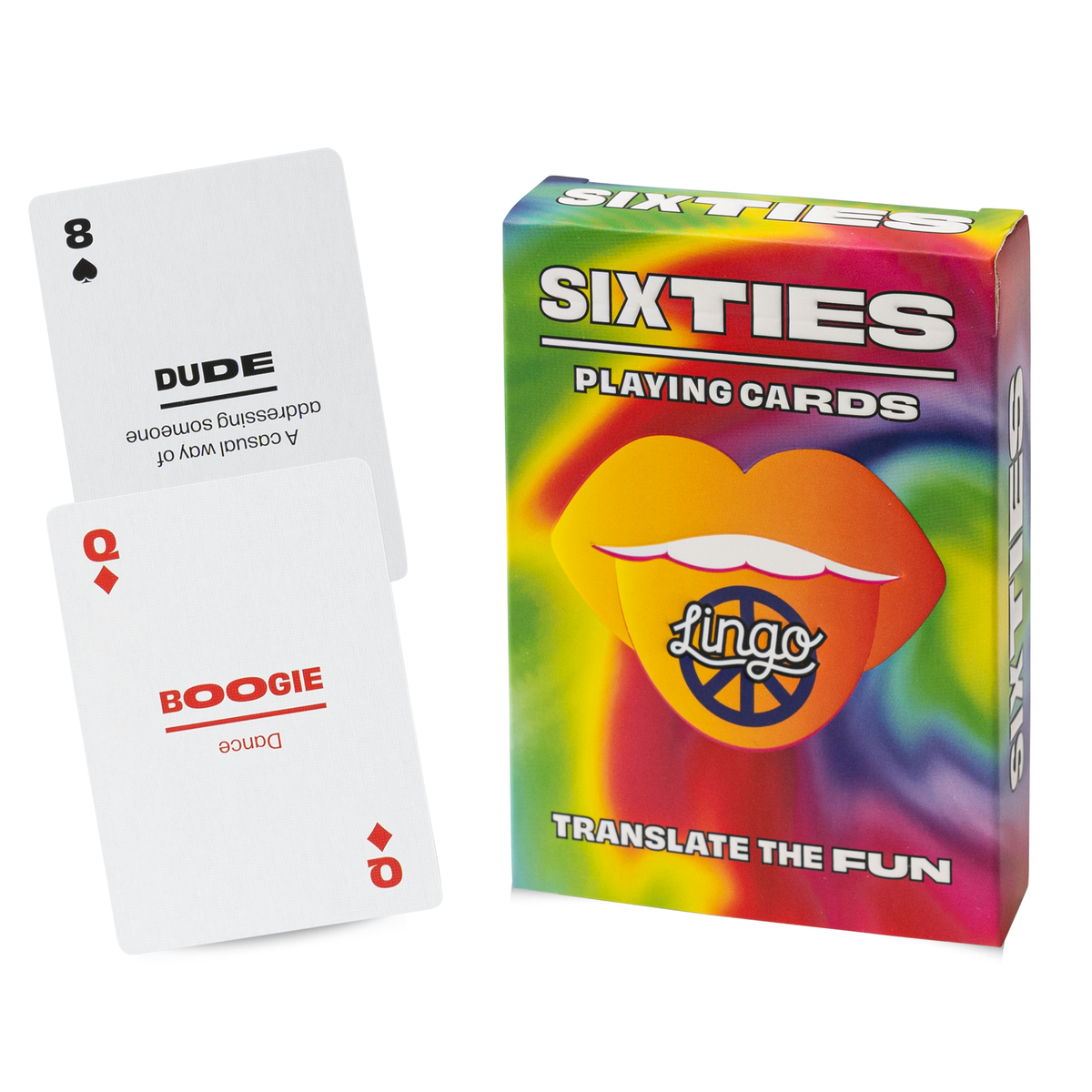 Sixties Lingo Playing Cards