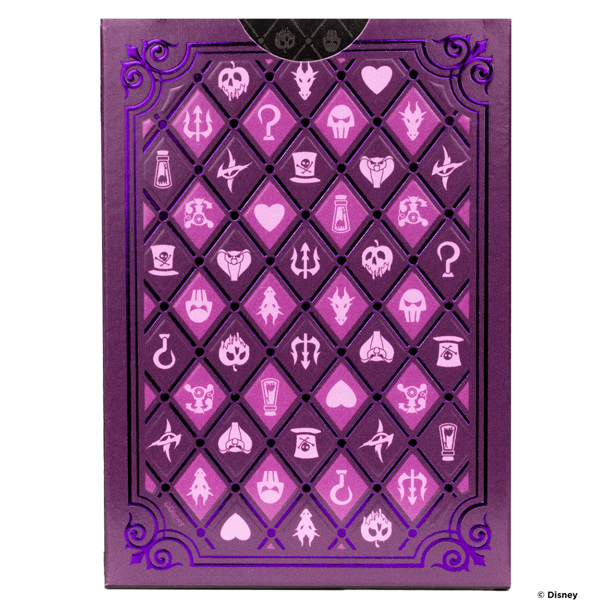 Bicycle Disney Villains Purple Playing Cards