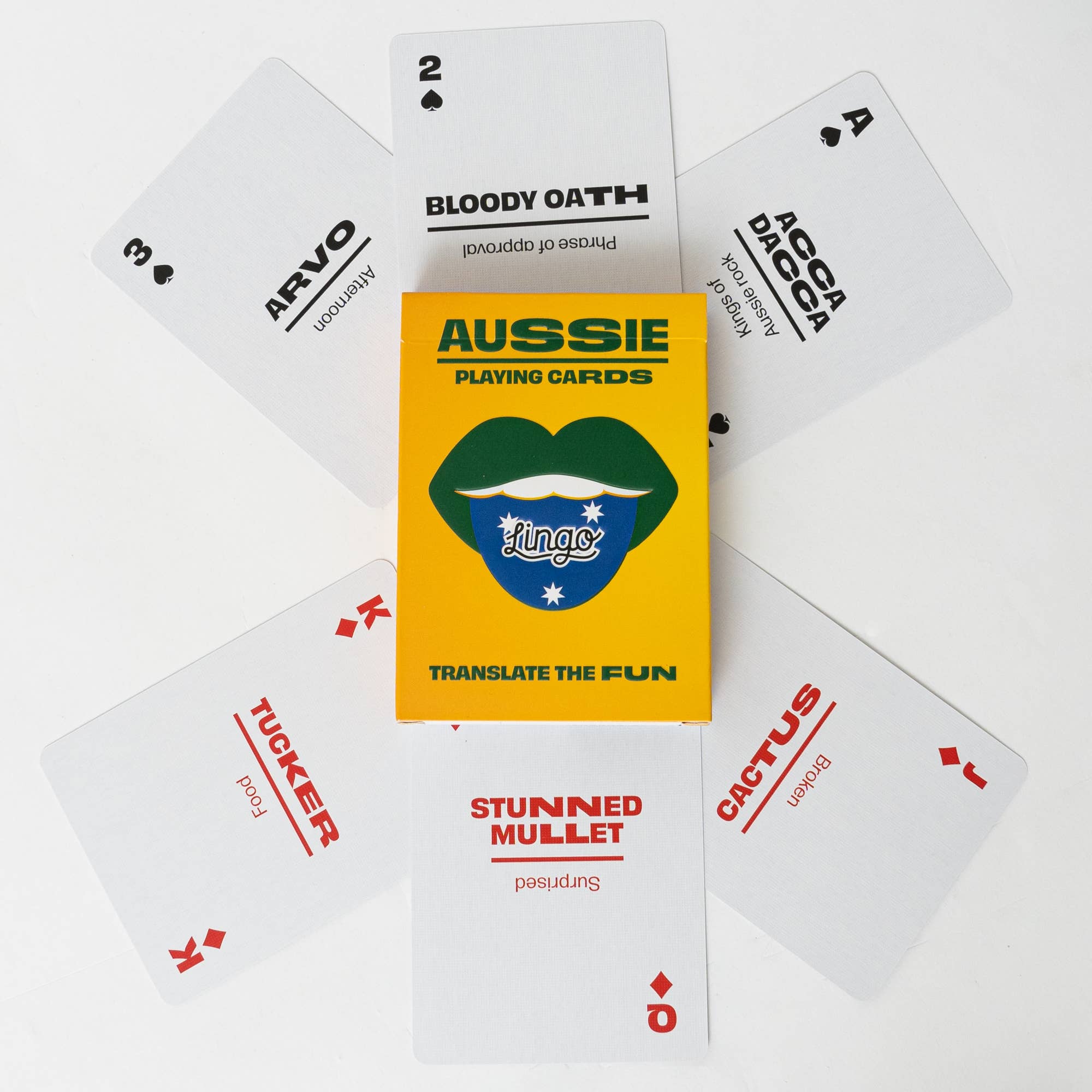 Aussie Slang Travel Playing Cards