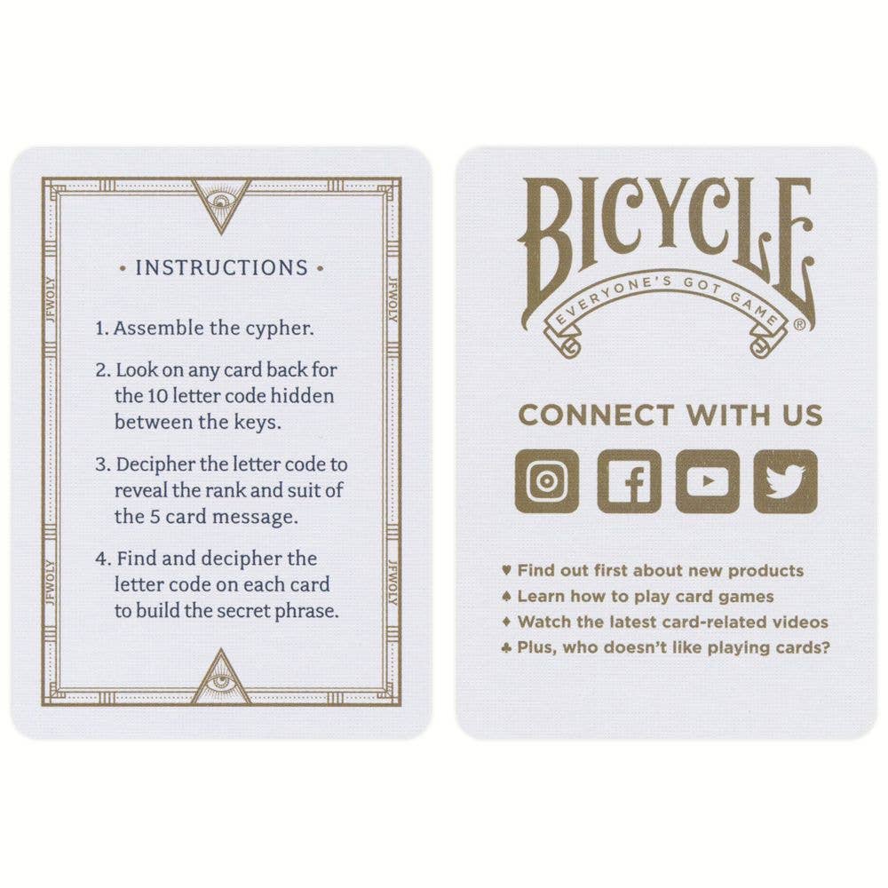Bicycle Cypher Playing Cards
