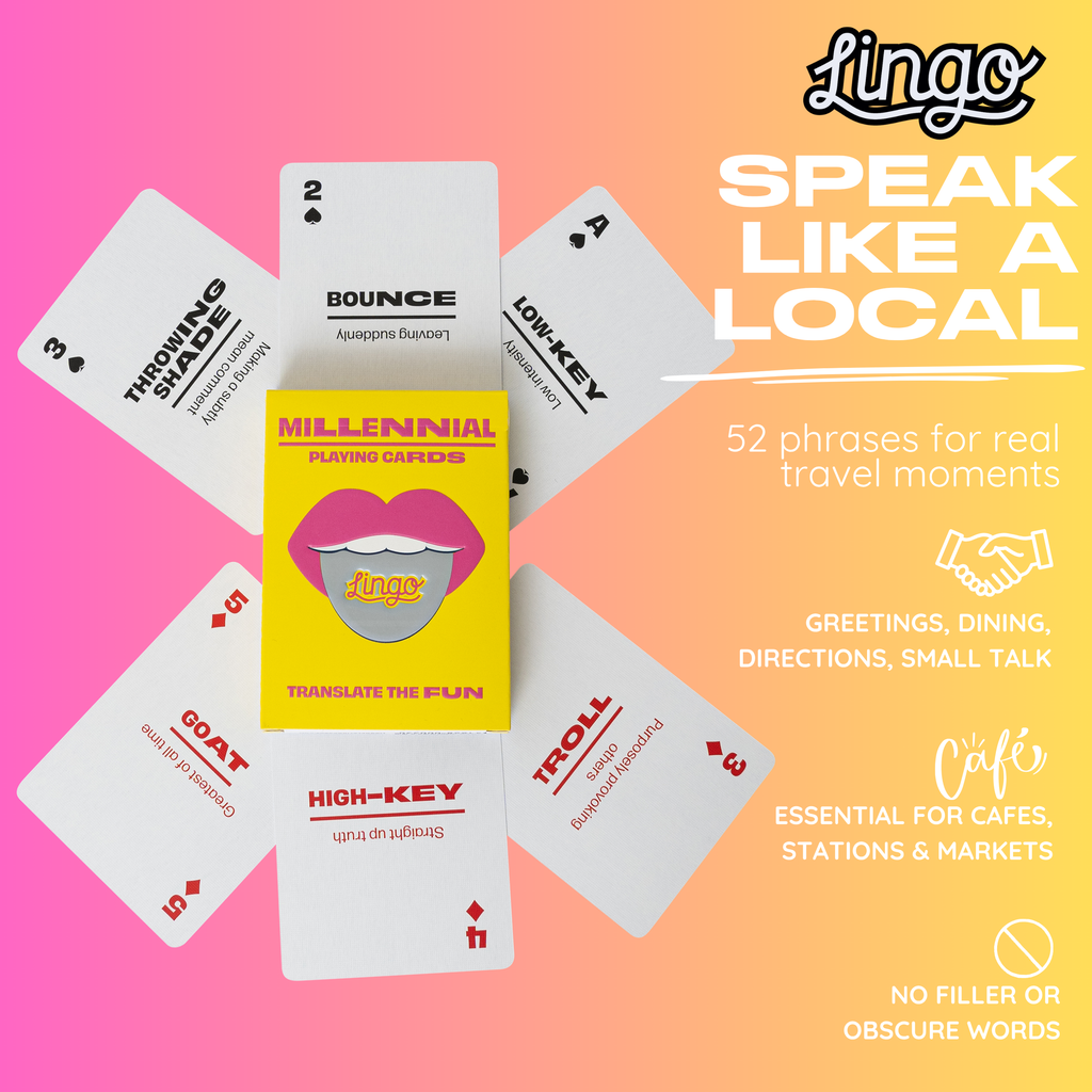 Millennial Slang Playing Cards