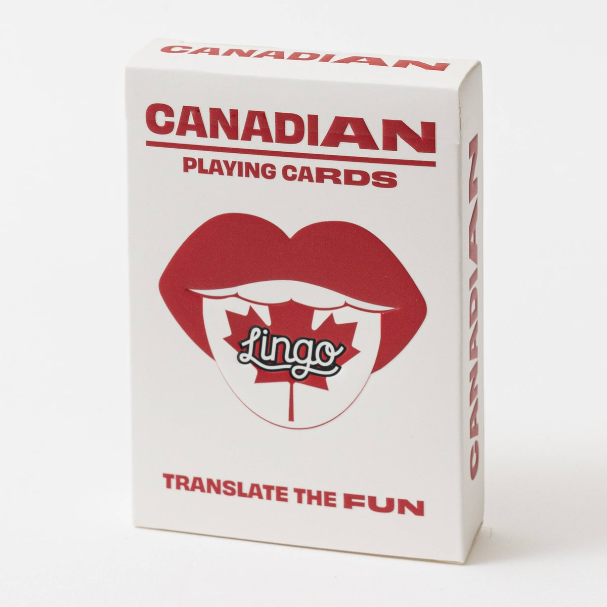 Lingo Canadian Slang Playing Cards – 52 Canadian Phrases