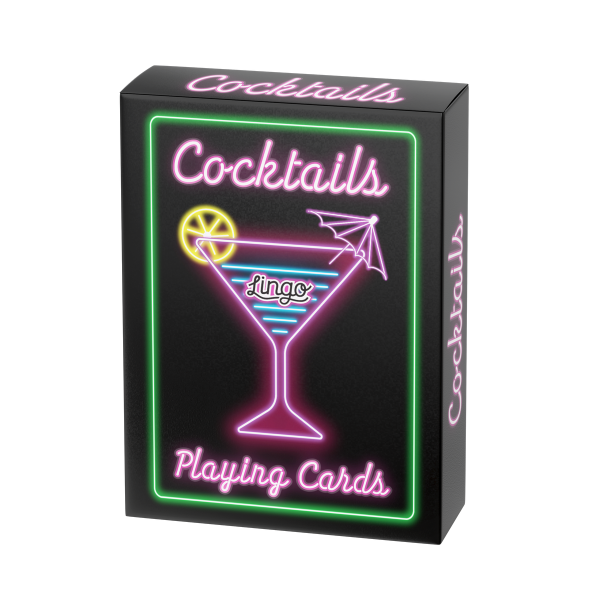Lingo Cocktail Playing Cards – 52 Cocktail Recipe Deck