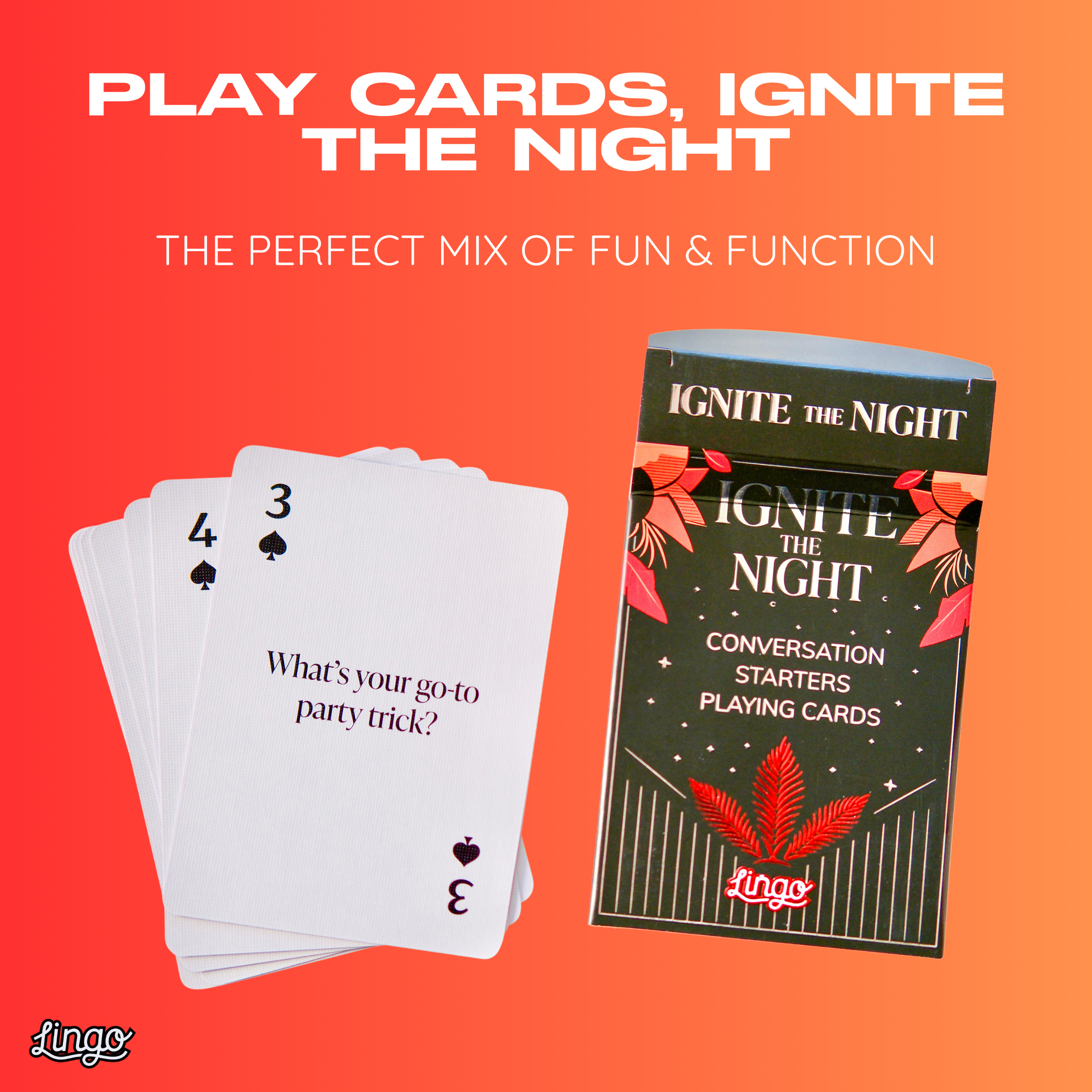 Ignite The Night Lingo Playing Cards