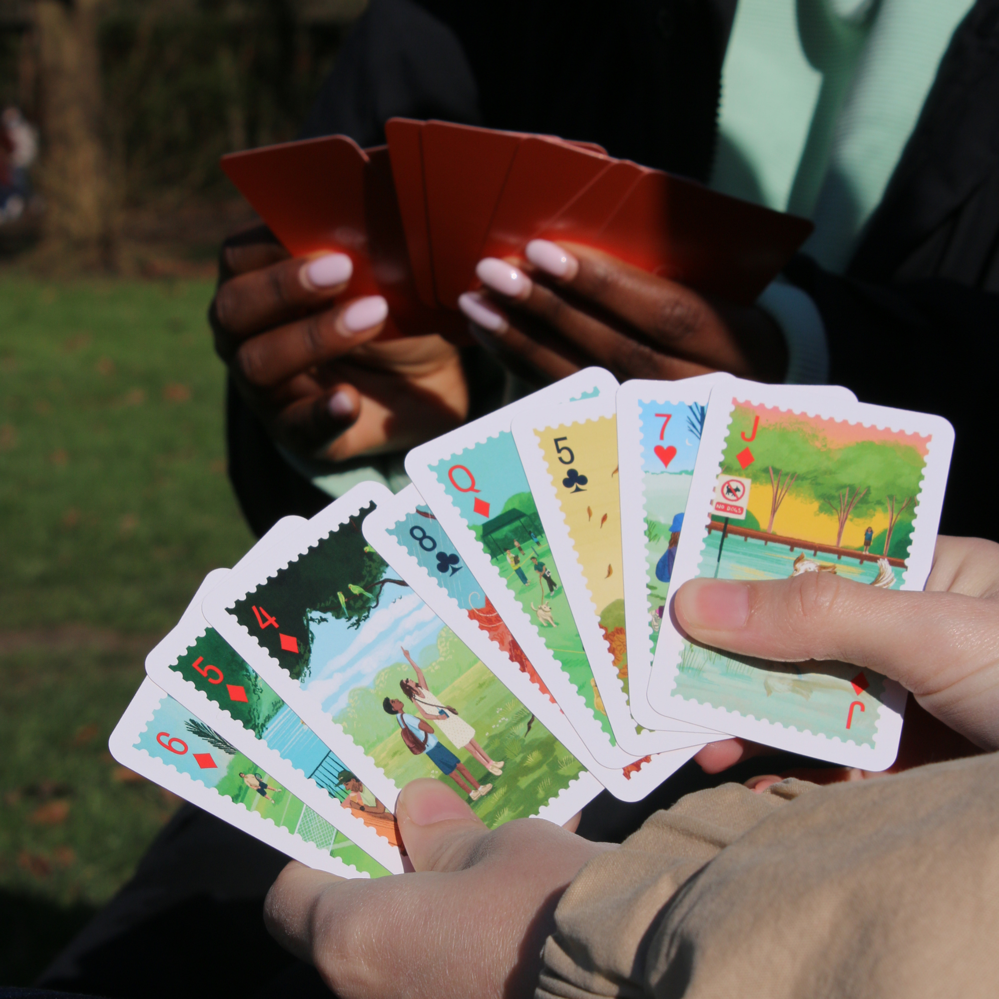 Parks of London Illustrated Playing Cards by Studio Giv