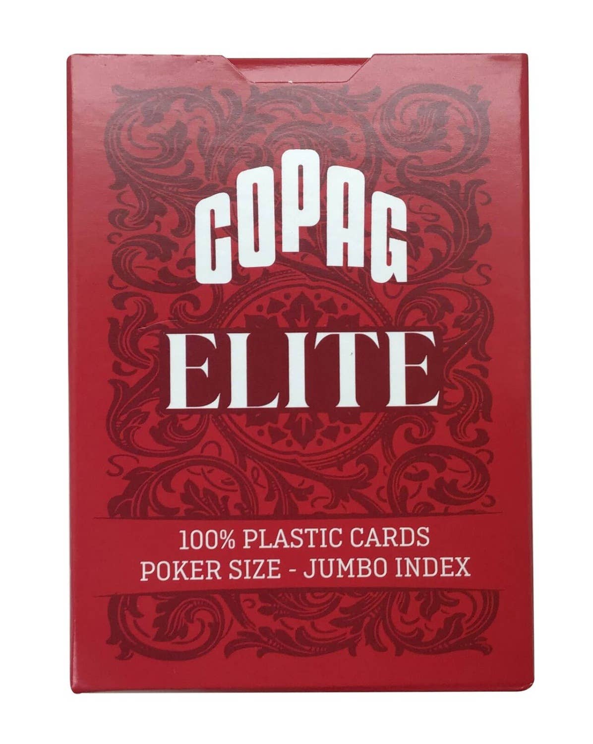 1546 Elite Poker Size Jumbo Index Playing Cards (Red) Copag