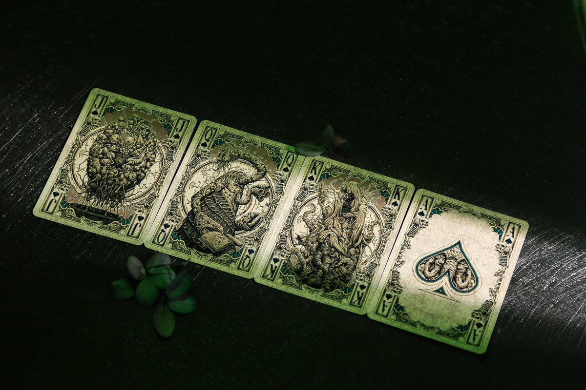Reflections on the Wall Cthulhu Playing Cards – Silver Key Society