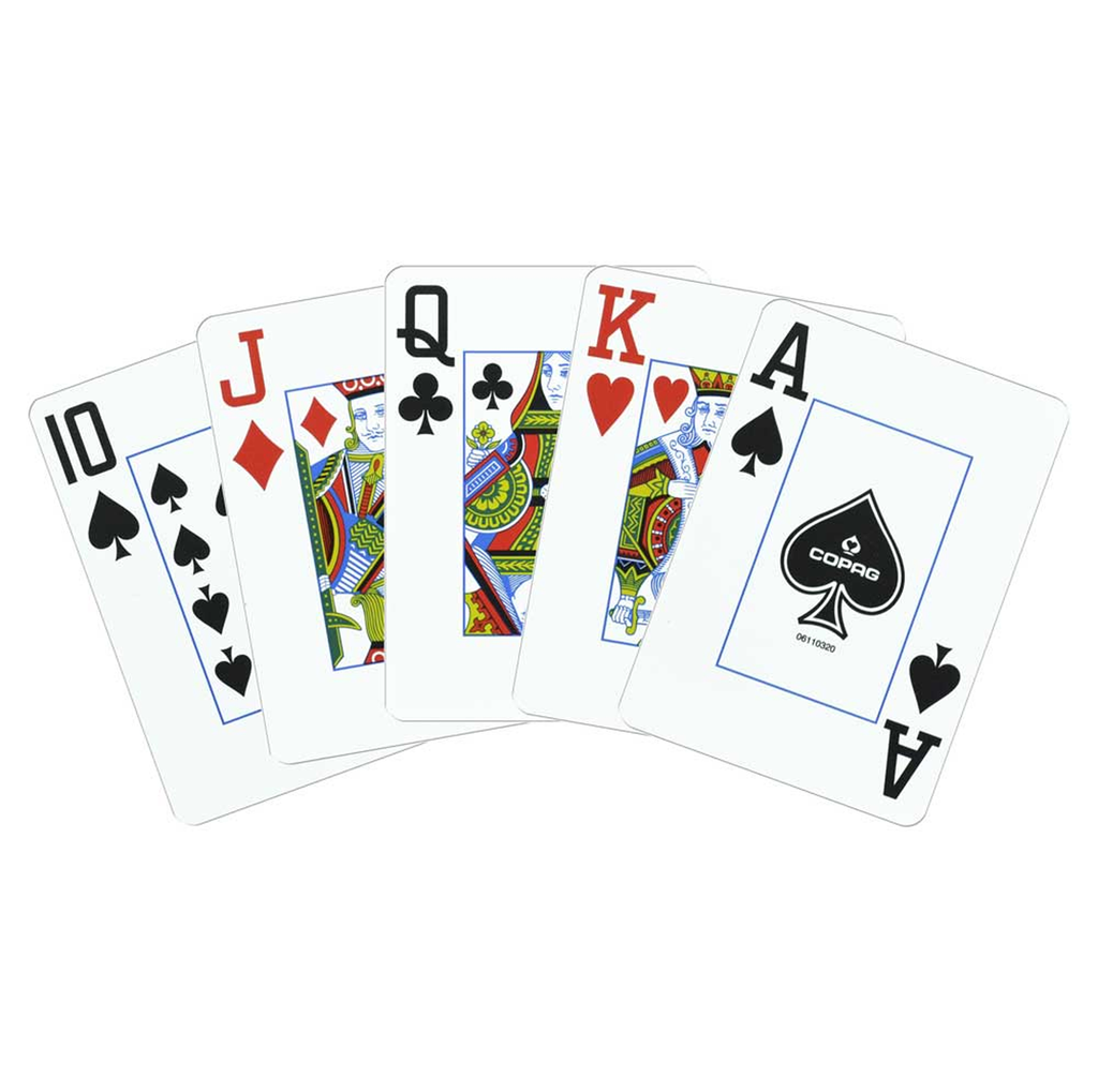 Copag 1546 Elite Poker Size - Jumbo Index Burgundy/Green