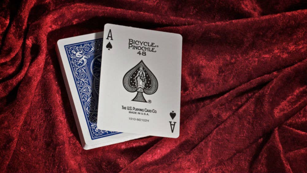 Bicycle® Pinochle Standard Playing Cards (Blue)