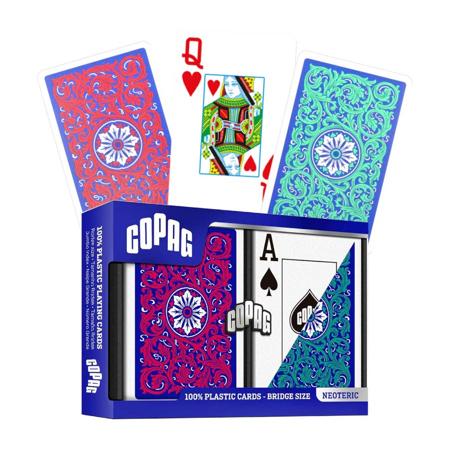 Copag 1546 Neoteric Bridge Size Jumbo Index Playing Cards Double Deck