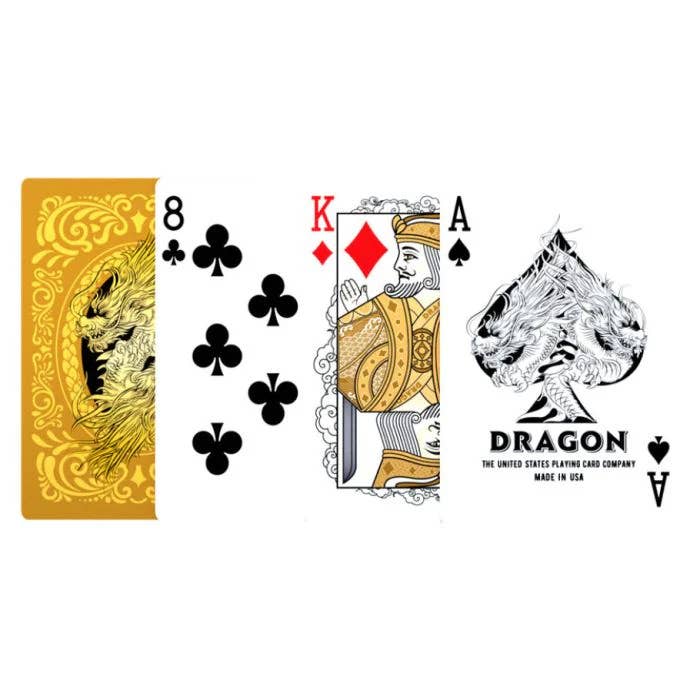 Bicycle Gold Dragon Cards