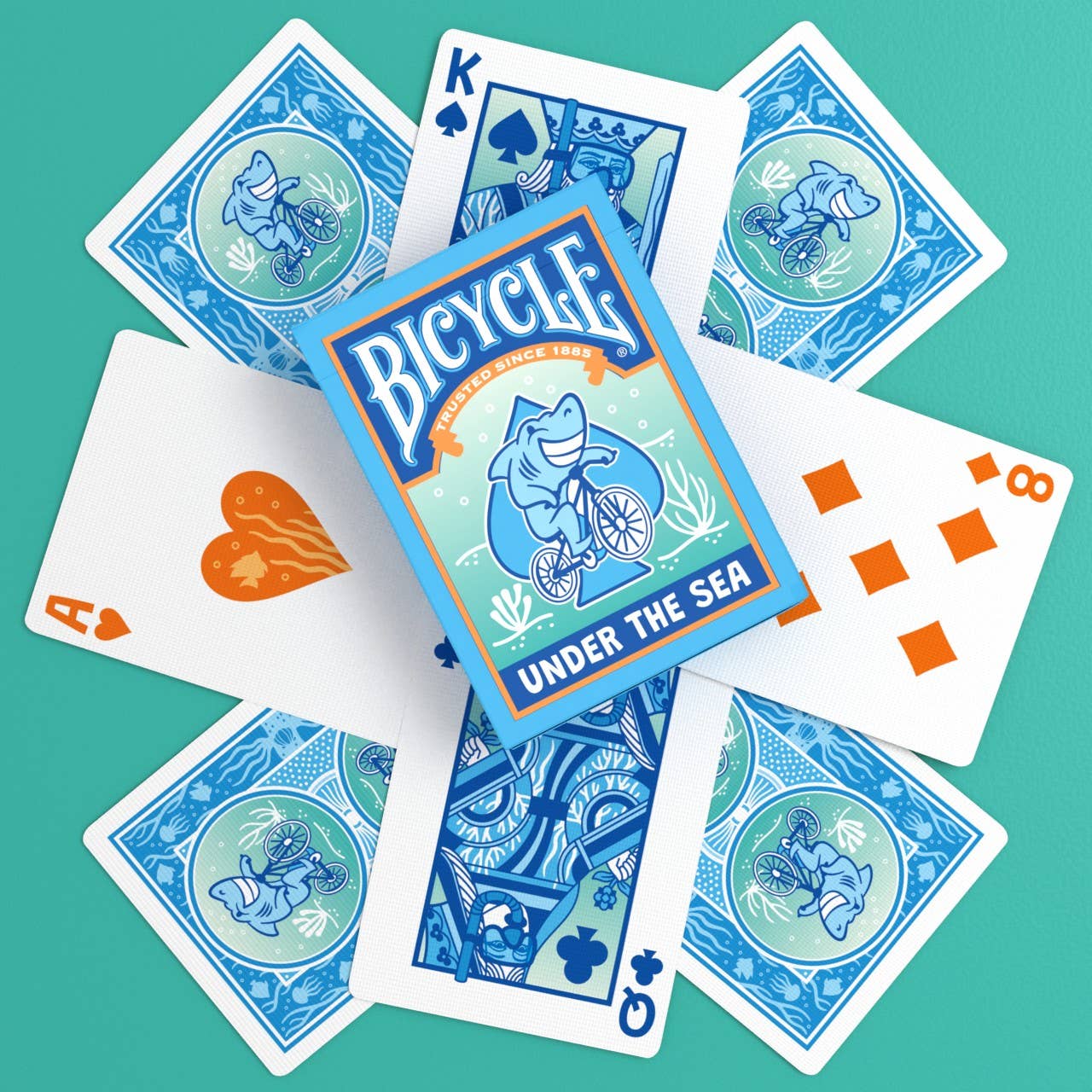 Bicycle Under the Sea Playing Cards – Ocean-Themed Custom Deck