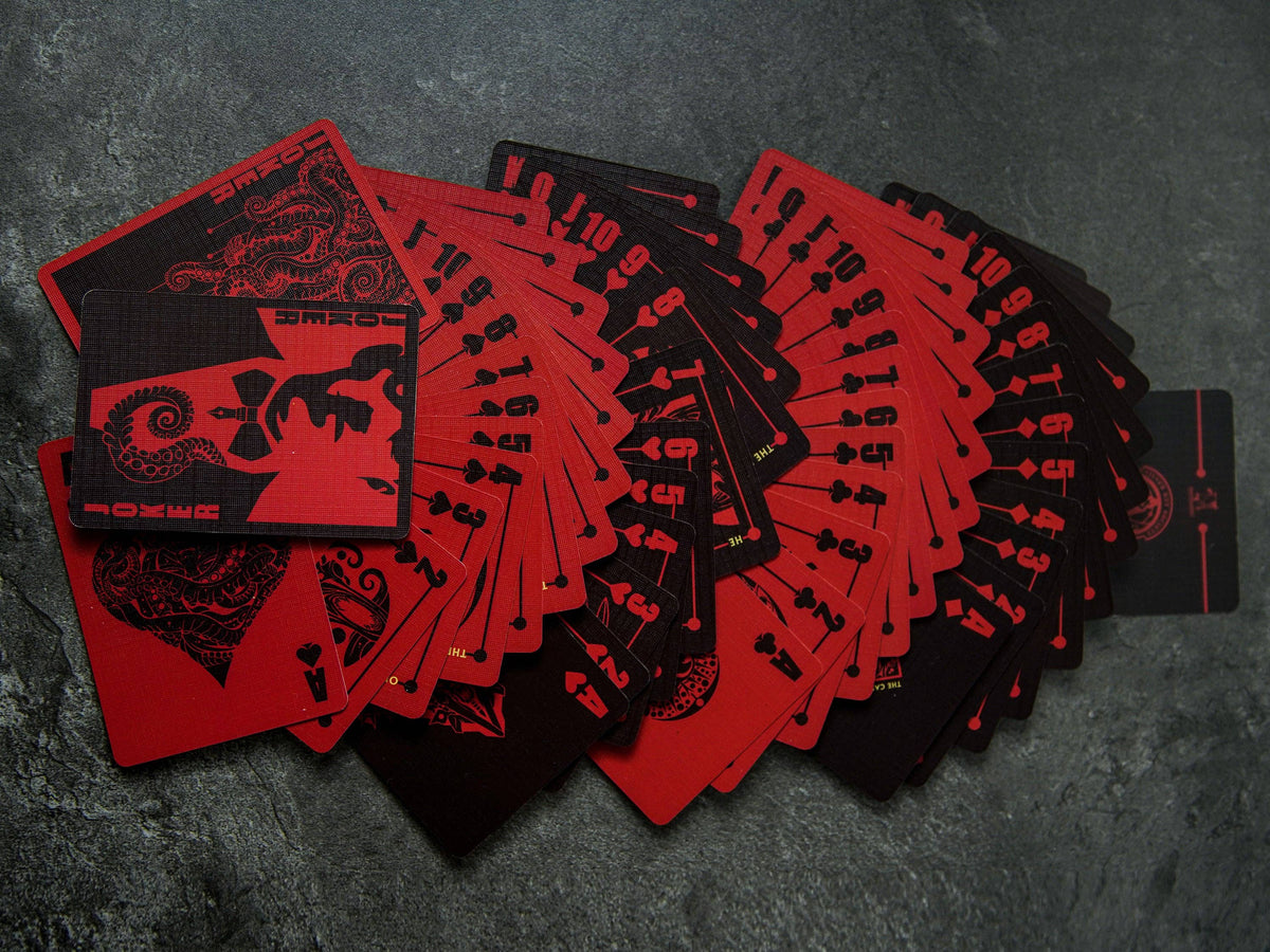 Lovecraft A-K Cthulhu Mythos Playing Cards – Red Edition