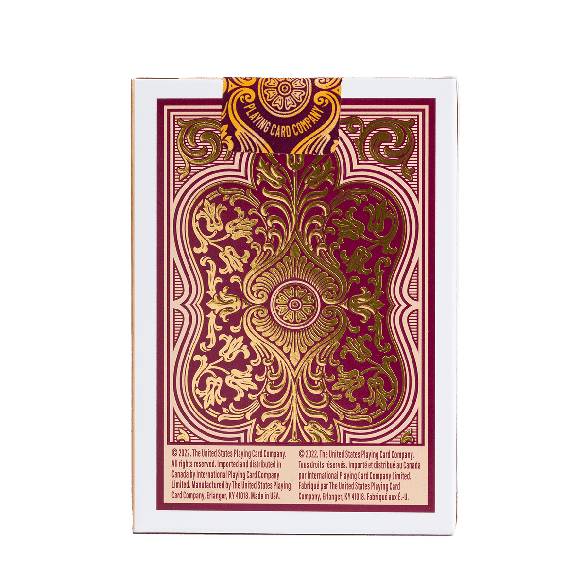 Bicycle Verbena Playing Cards – Gold Foil Botanical Deck