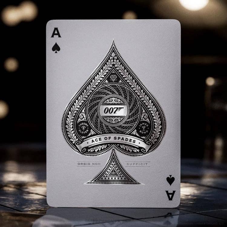 Theory11 James Bond 007 Silver Edition Playing Cards