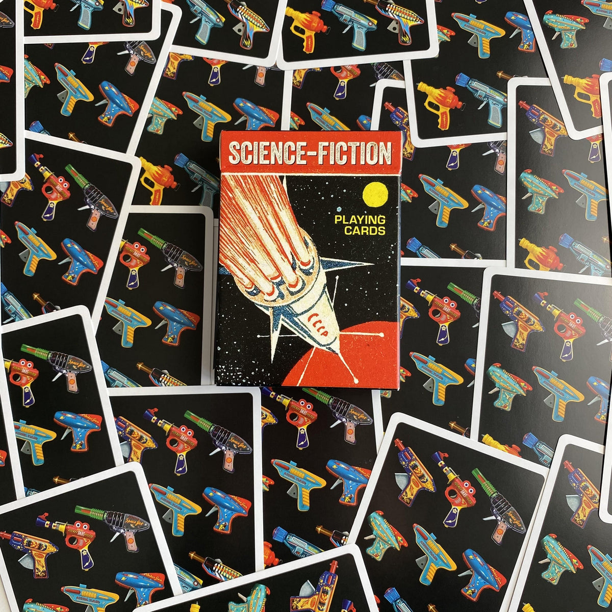 Piatnik Science Fiction Playing Cards – Vintage Sci-Fi Art Deck