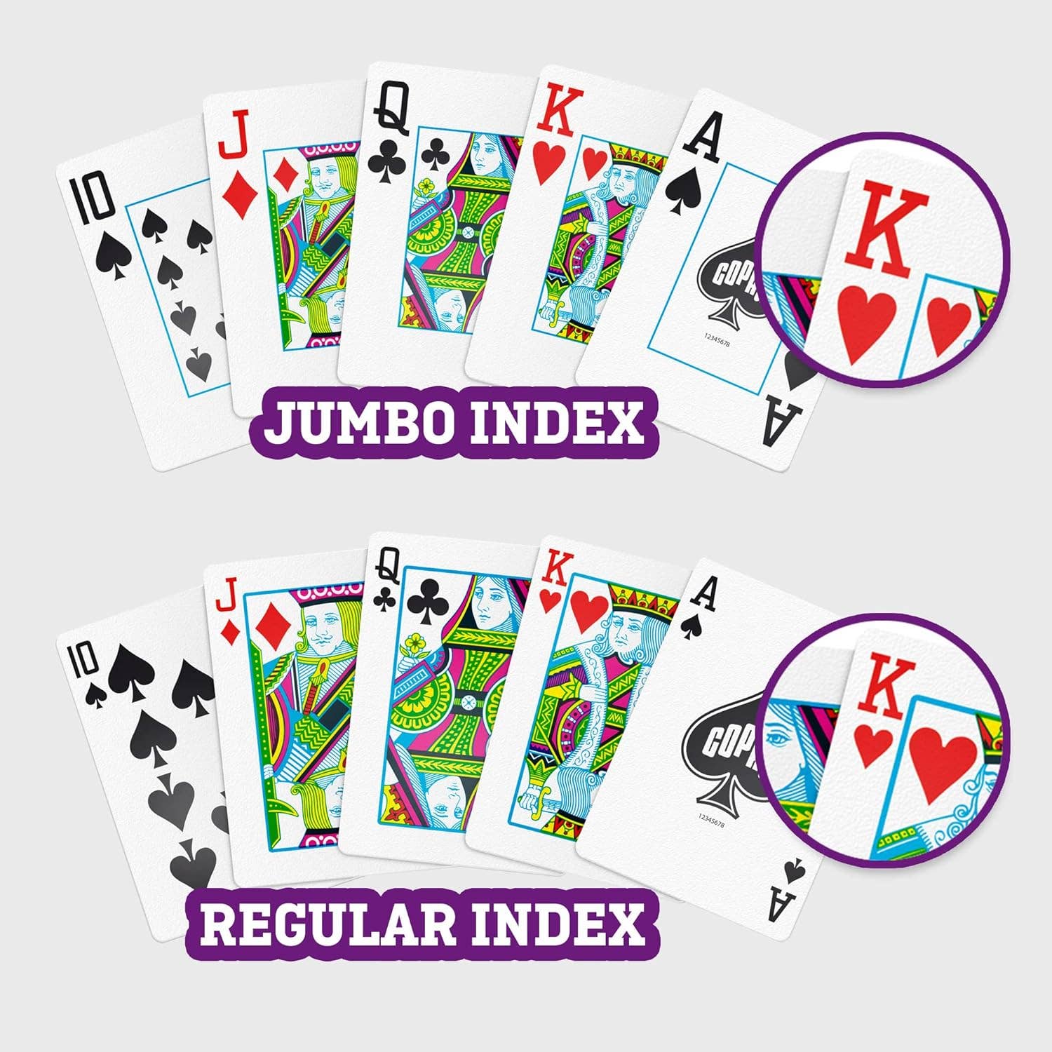 1546 Neoteric Poker Size Jumbo Index Playing Cards Double Deck