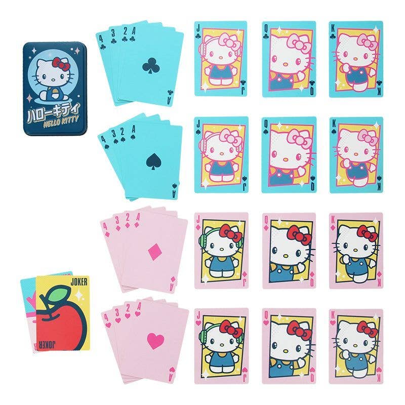 Hello Kitty Playing Cards – Official Sanrio Deck in Tin