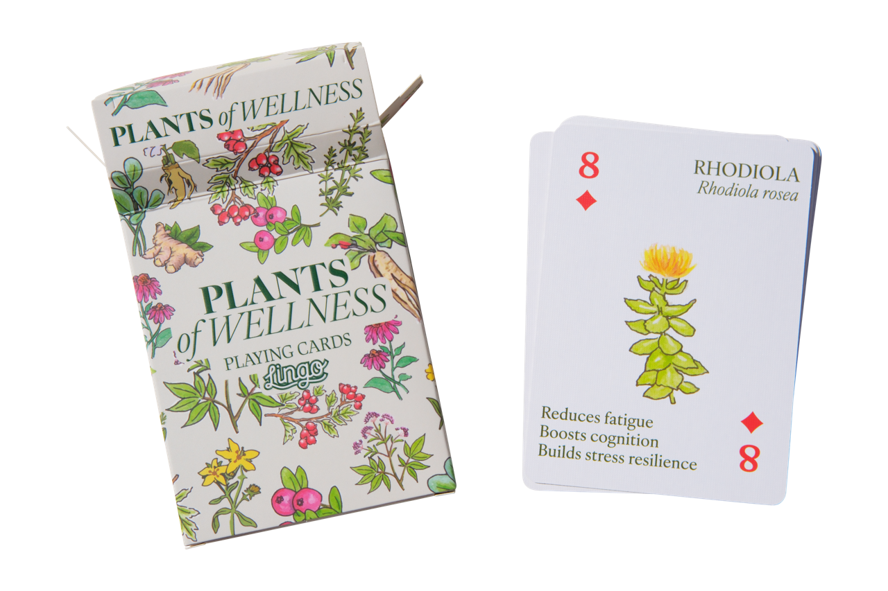 Plants of Wellness Lingo Playing Cards 