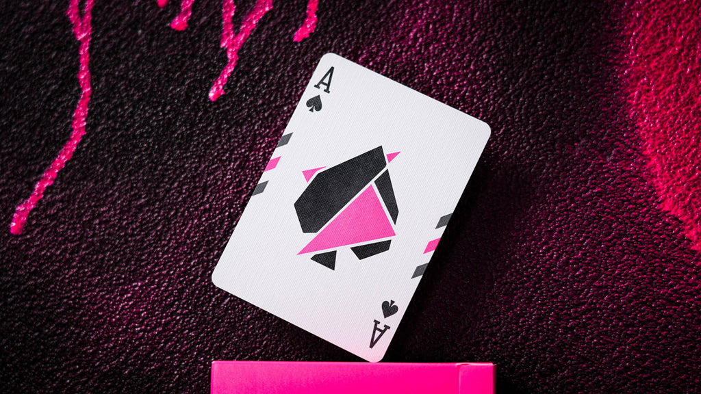 Flexible Pink Playing Cards by TCC