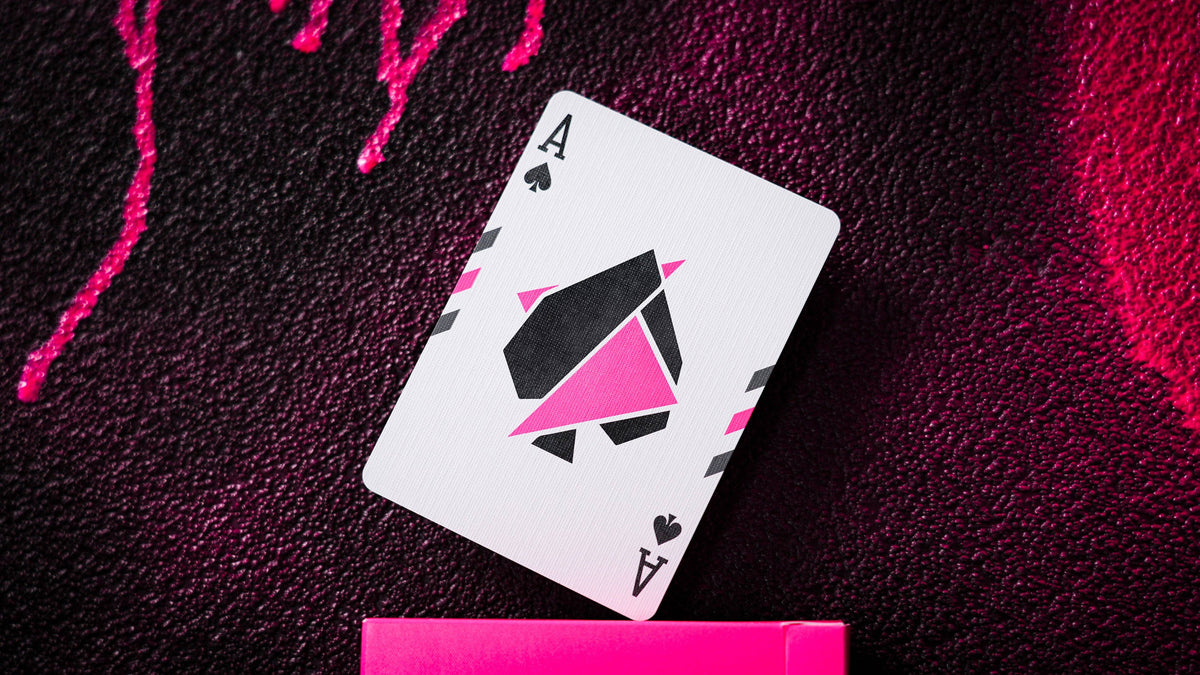 Flexible Pink Playing Cards by TCC