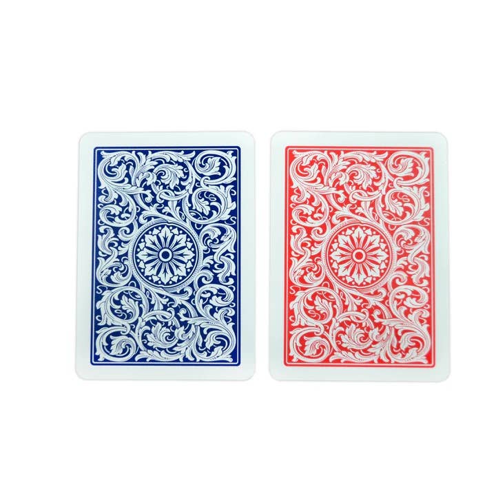 Copag Elite Poker double plastic playing cards deck Regular Index (red/blue)