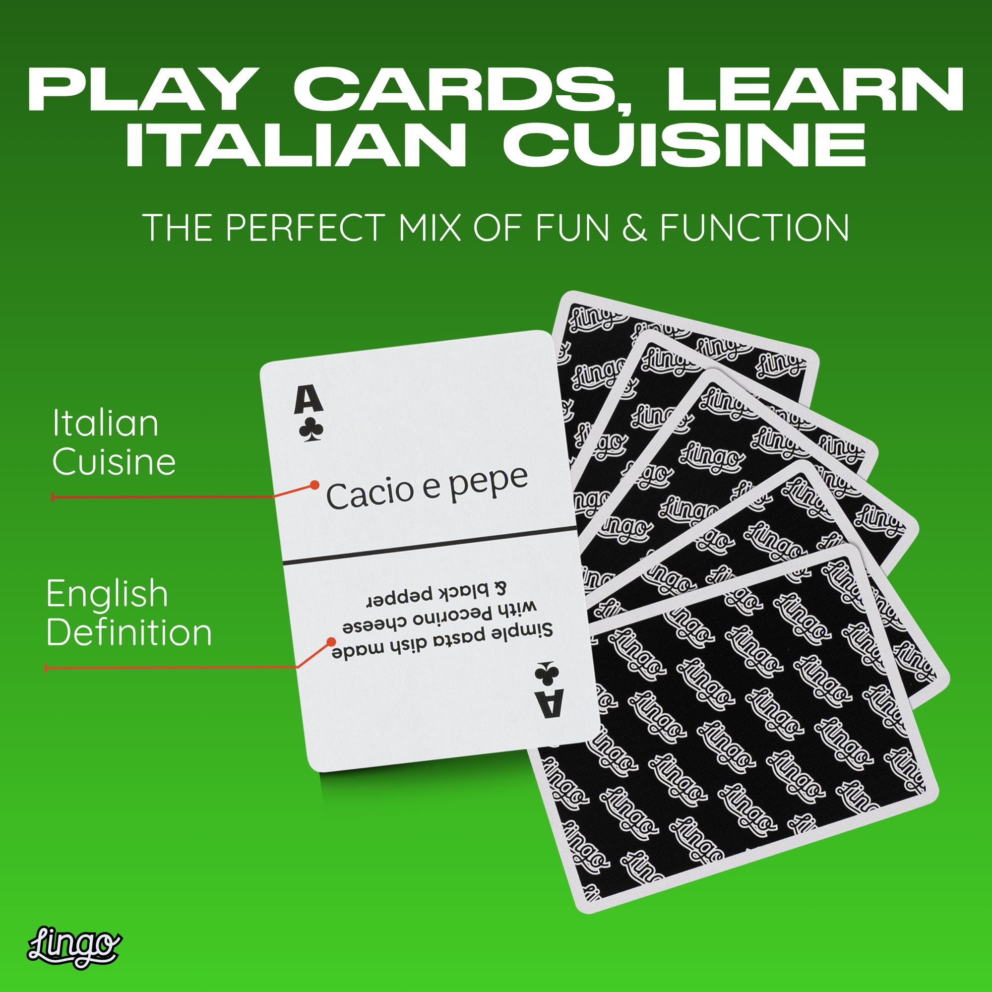 Italian Street Food Playing Cards